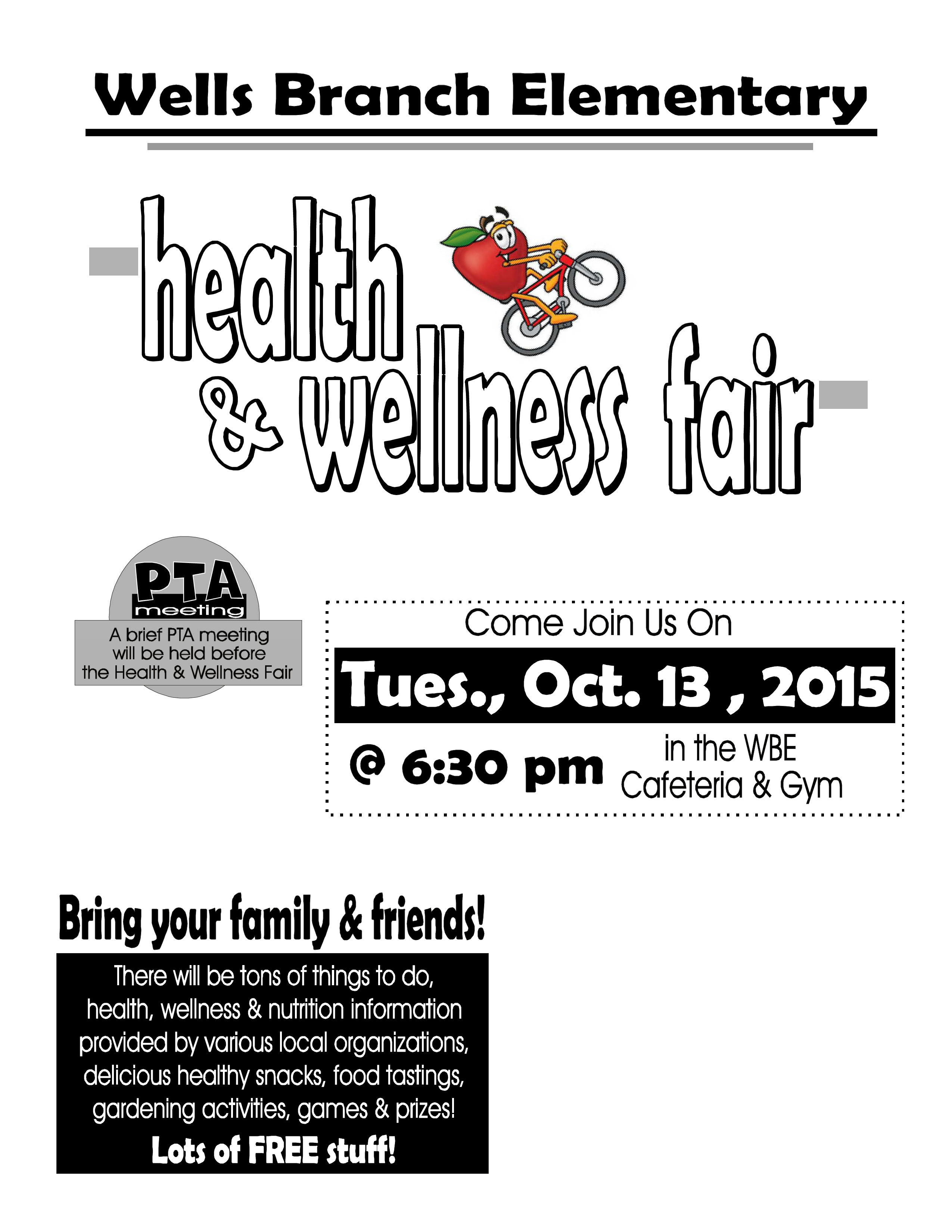 WBE Health Fair Full Page Flyer 1 copy